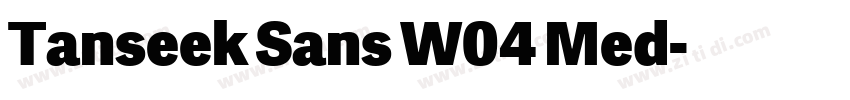 Tanseek Sans W04 Med字体转换